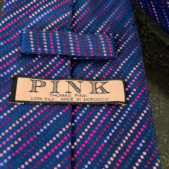 PINK men’s tie - Picture 3 of 4